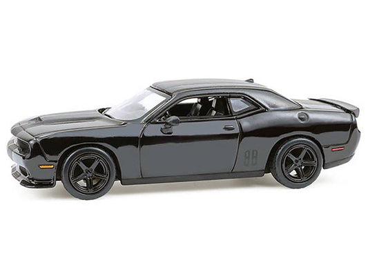 2016 Dodge Challenger R/T Hemi Black "Black Bandit" Series 30 1/64 Diecast Model Car by Greenlight-0