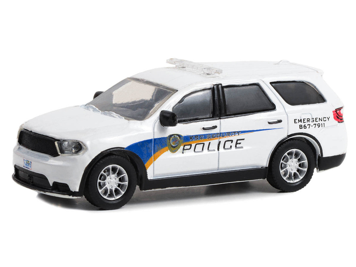 2017 Dodge Durango "Kennedy Space Center (KSC) Security Police Traffic Enforcement" White with Graphics "Hobby Exclusive" Series 1/64 Diecast Model Car by Greenlight-0