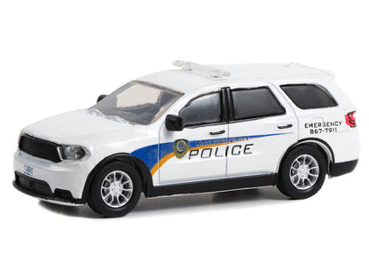 2017 Dodge Durango "Kennedy Space Center (KSC) Security Police Traffic Enforcement" White with Graphics "Hobby Exclusive" Series 1/64 Diecast Model Car by Greenlight-0