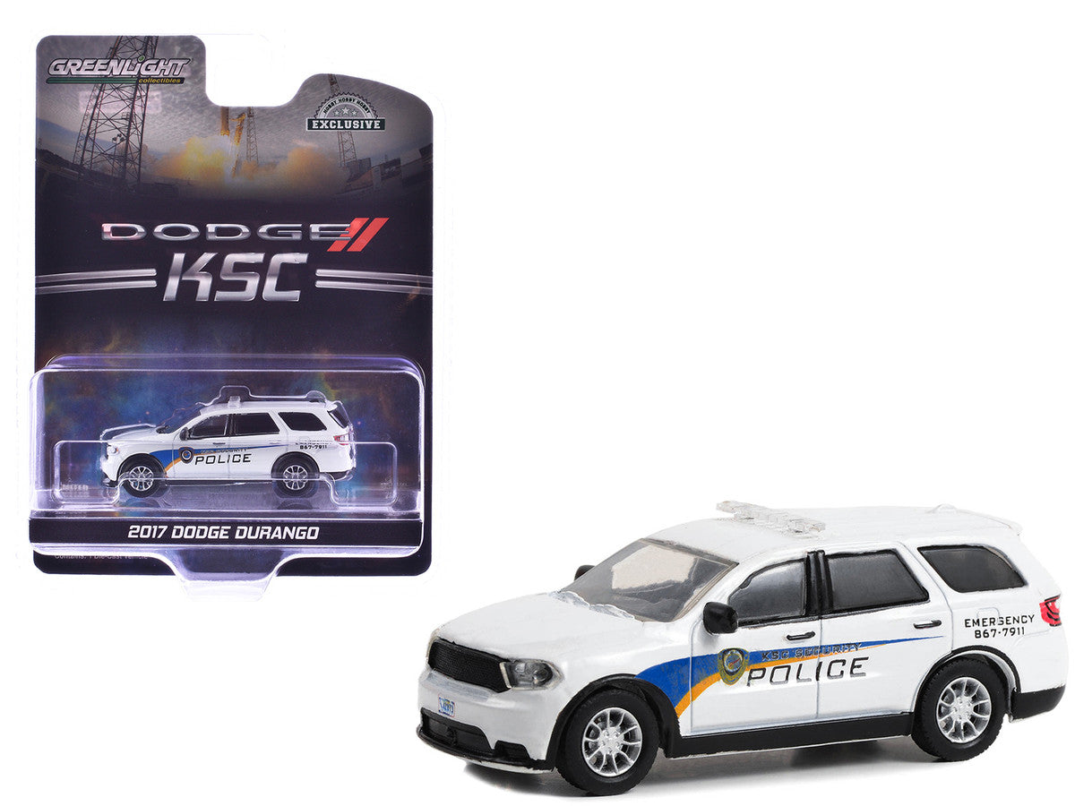 2017 Dodge Durango "Kennedy Space Center (KSC) Security Police Traffic Enforcement" White with Graphics "Hobby Exclusive" Series 1/64 Diecast Model Car by Greenlight-2