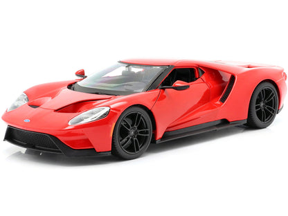2017 Ford GT Red with Black Wheels "Special Edition" 1/18 Diecast Model Car by Maisto-3
