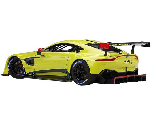 2018 Aston Martin Vantage GTE Le Mans PRO Presentation Car Lemon Green Metallic with Carbon and Red Accents ’Aston
