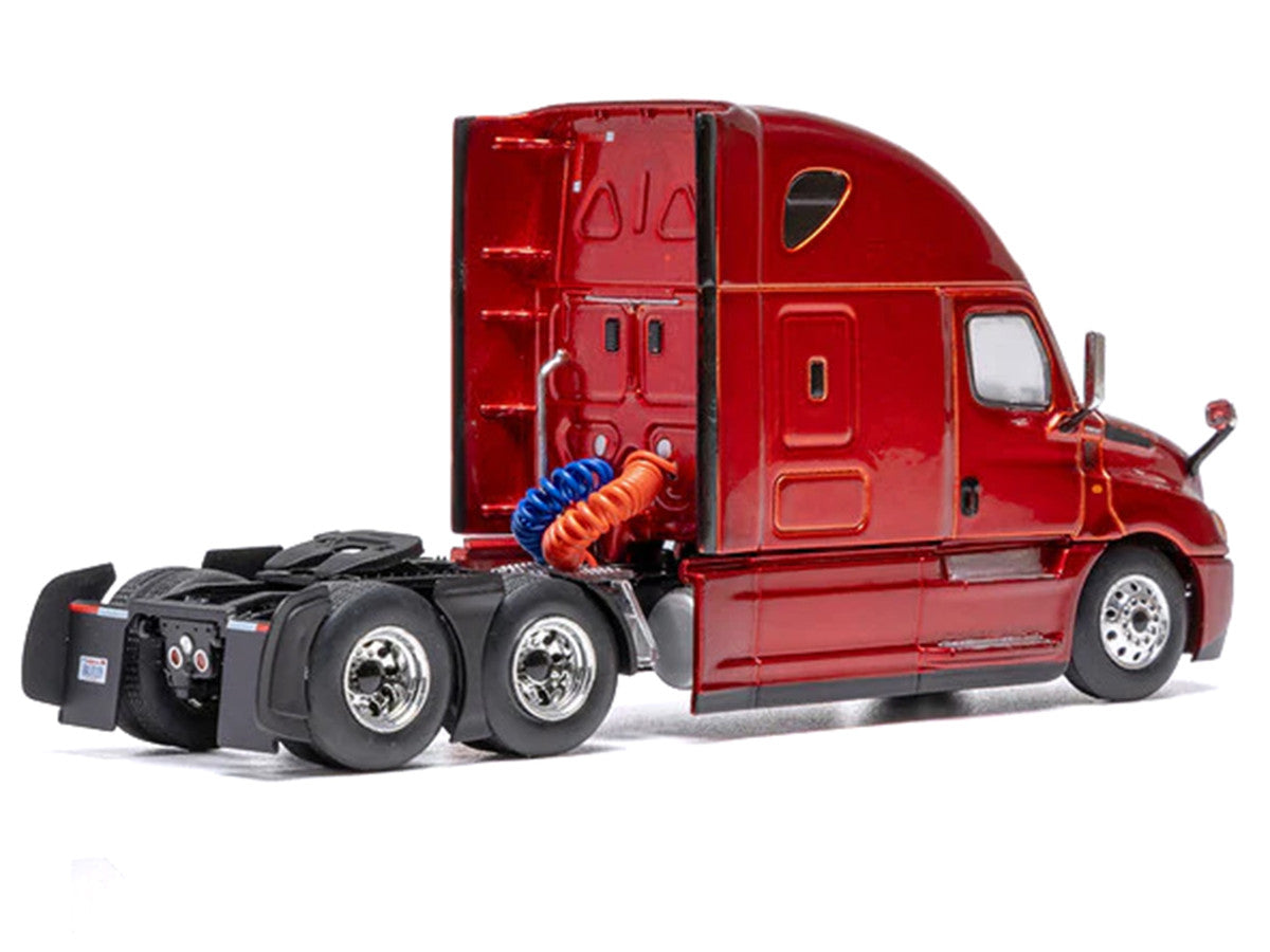 2018 Freightliner Cascadia Truck Tractor Red Metallic 1/64 Diecast Model by IXO Models-1
