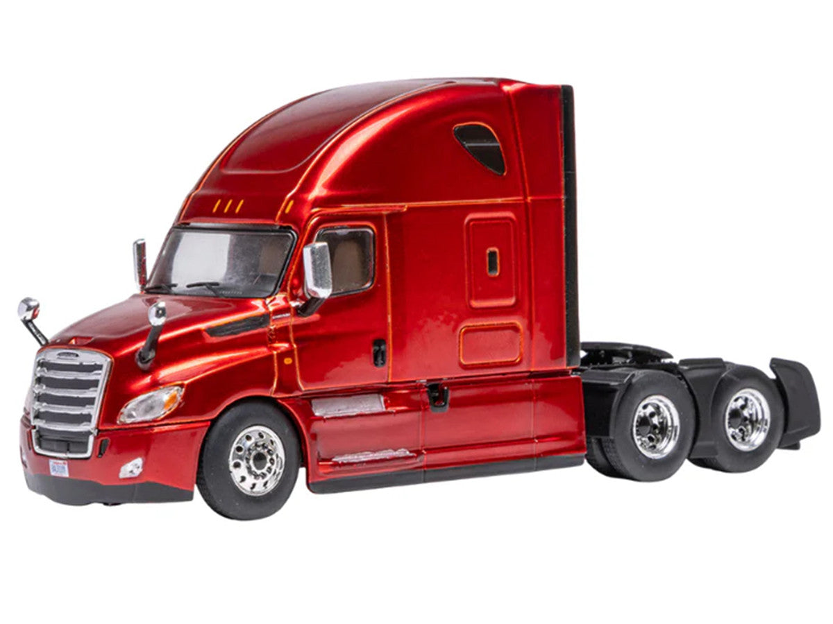 2018 Freightliner Cascadia Truck Tractor Red Metallic 1/64 Diecast Model by IXO Models-0