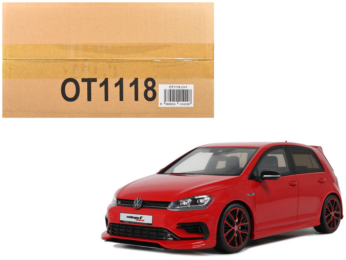 2018 Volkswagen Golf 7.5 R Oettinger Body Kit Tornado Red Limited Edition to 999 pieces Worldwide 1/18 Model Car by Otto Mobile-0