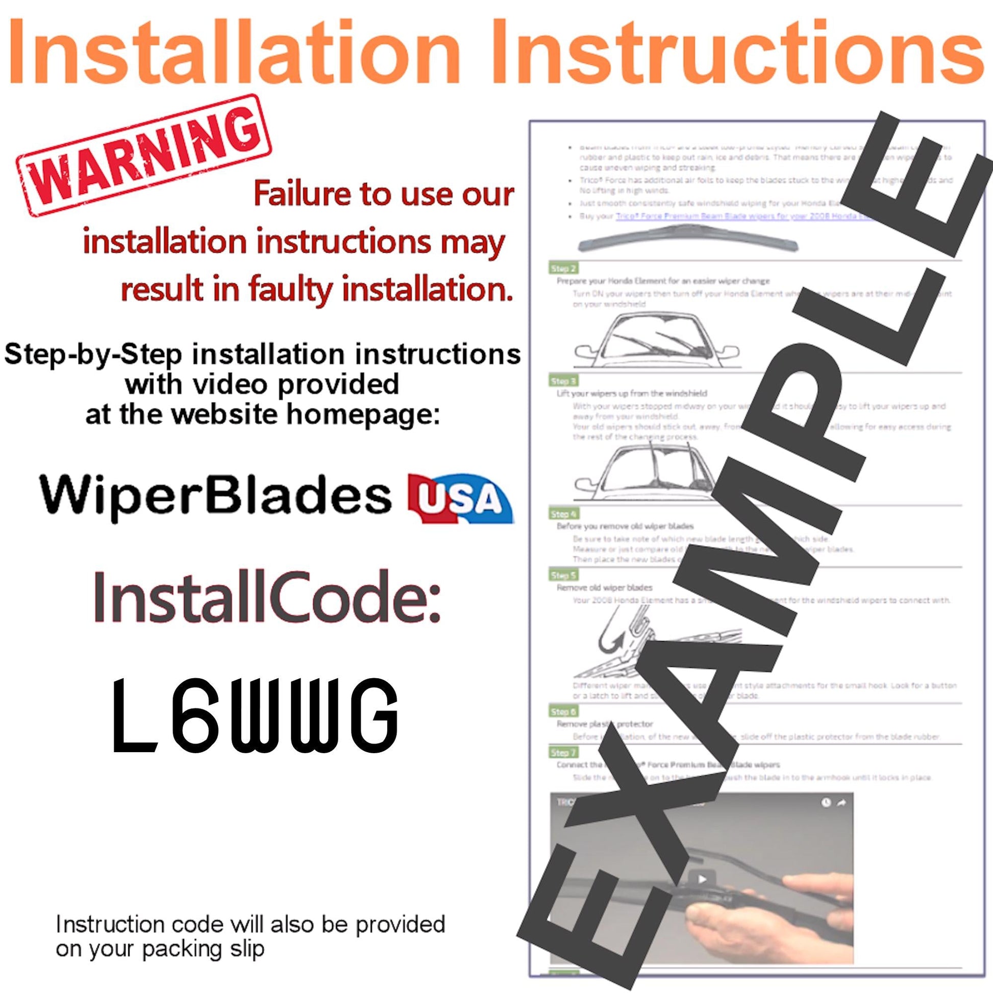 2019 Dodge Charger Wiper Blades Set w/1yr Warranty (Set of 2) Pulse Beam Wipers-3