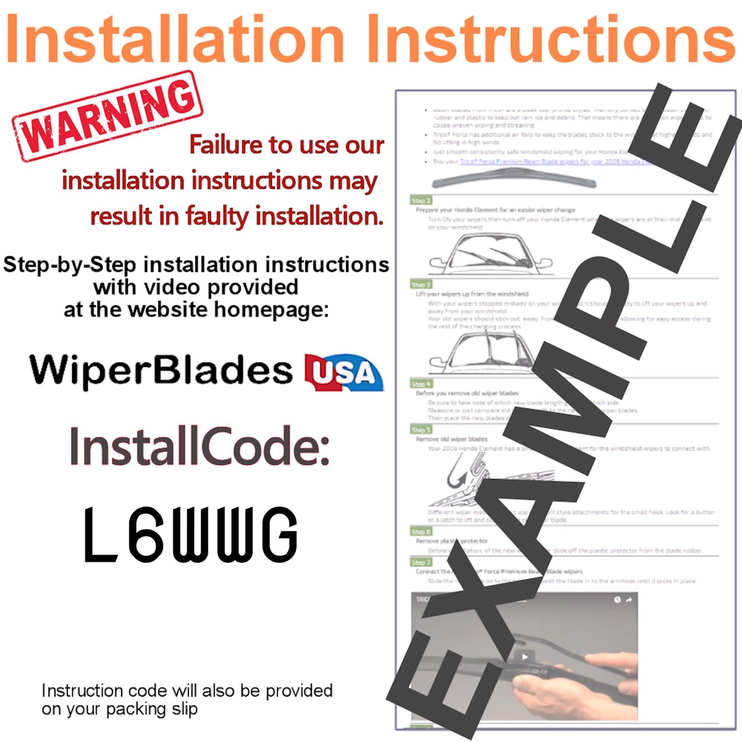 2019 Dodge Charger Wiper Blades Set w/2yr Wear Warranty (Set of 2) Tempest Elite-4