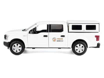 2019 Ford F-150 Lariat Crew Cab Pickup Truck "Los Angeles Police Department Bomb Squad" White "Law Enforcement and Public Service" Series 1/27 Diecast Model Car by Motormax-2