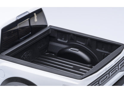 2019 Ford F-150 Raptor Pickup Truck Oxford White 1/18 Model Car by Autoart-2