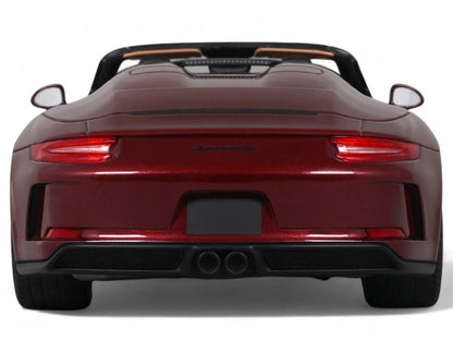 2019 Porsche 911 (991.2) Speedster #57 "Heritage Edition" Cherry Red Metallic 1/18 Model Car by GT Spirit-4