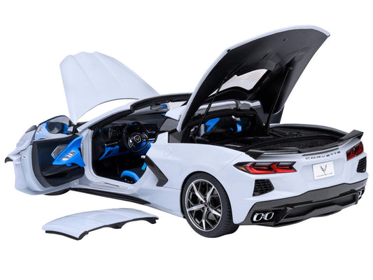 2020 Chevrolet Corvette C8 Stingray Ceramic Matrix Gray Metallic 1/18 Model Car by Autoart-0