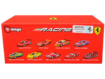 2020 Ferrari 488 Challenge EVO #28 Red with Graphics "Racing" Series 1/43 Diecast Model Car by Bburago-2
