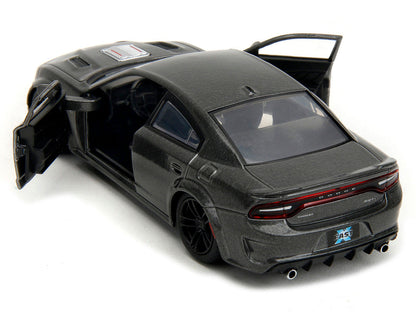 2021 Dodge Charger SRT Hellcat Gray Metallic "Fast X" (2023) Movie "Fast & Furious" Series 1/32 Diecast Model Car by Jada-3