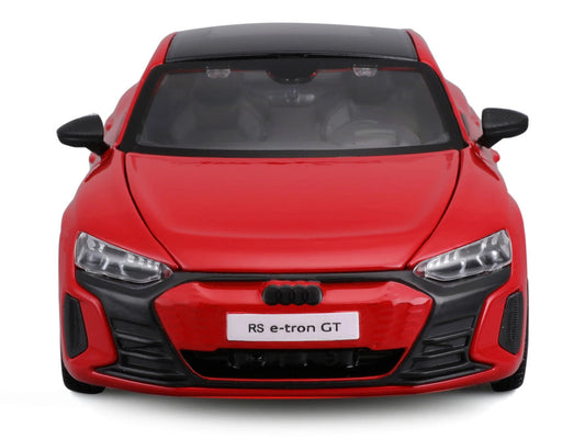 2022 Audi RS e-Tron GT Red with Black Top and Sunroof ’Special Edition’ Series 1/25 Diecast Model Car by Maisto - Car