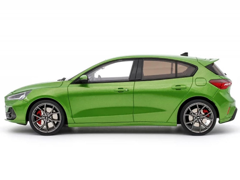 2022 Ford Focus MK5 ST Phase 2 Mean Green Metallic Limited Edition to 2000 pieces Worldwide 1/18 Model Car by Otto Mobile-0