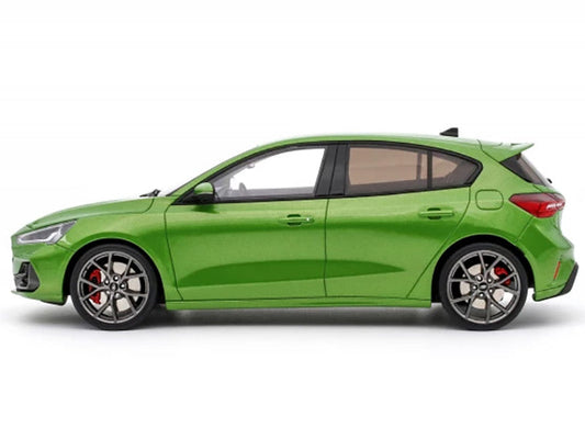 2022 Ford Focus MK5 ST Phase 2 Mean Green Metallic Limited Edition to 2000 pieces Worldwide 1/18 Model Car by Otto Mobile-0