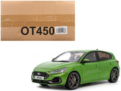 2022 Ford Focus MK5 ST Phase 2 Mean Green Metallic Limited Edition to 2000 pieces Worldwide 1/18 Model Car by Otto Mobile-4