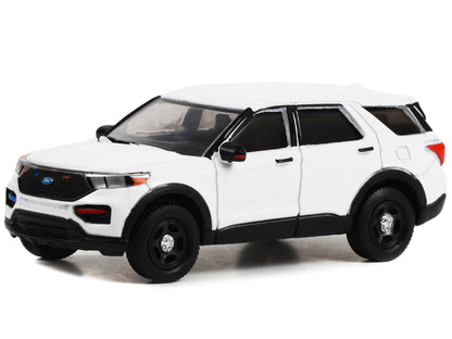 2022 Ford Police Interceptor Utility White "Hot Pursuit" "Hobby Exclusive" Series 1/64 Diecast Model Car by Greenlight-1