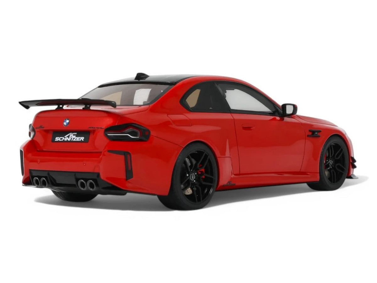 2023 AC Schnitzer ACS2 Sport (BMW M2) Toronto Red with Black Top 1/18 Model Car by GT Spirit-1