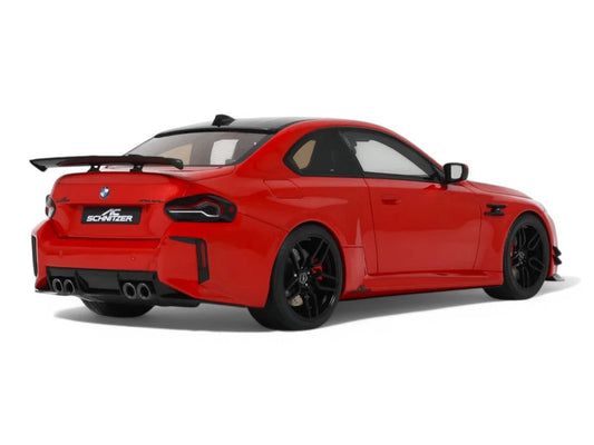 2023 AC Schnitzer ACS2 Sport (BMW M2) Toronto Red with Black Top 1/18 Model Car by GT Spirit-1