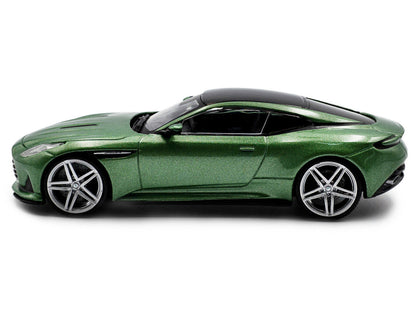 2023 Aston Martin DB12 Coupe Iridescent Emerald Metallic with Black Top 1/43 Diecast Model Car by Solido-1