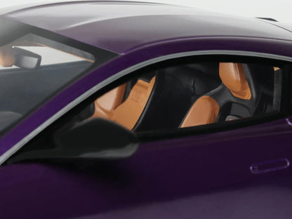 2023 Aston Martin Valour Purple Metallic 1/18 Model Car by GT Spirit-2