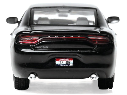 2023 Dodge Charger Pursuit "Idaho State Police" Black with White Stripes 1/64 Diecast Model by IXO Models-3