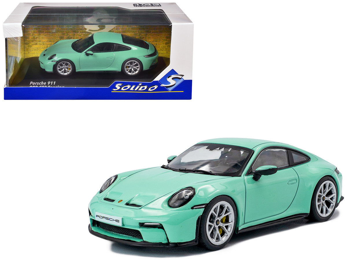 2023 Porsche 911 (992) GT3 Touring Mint Green 1/43 Diecast Model Car by Solido-0