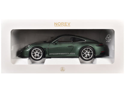 2023 Porsche 911 S/T Malachite Green Metallic 1/18 Diecast Model Car by Norev-2