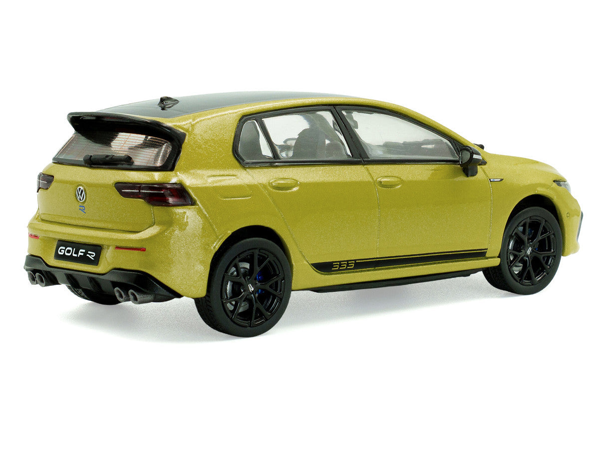 2023 Volkswagen Golf R 333 Limited Edition Lime Yellow Metallic with Black Top 1/43 Diecast Model Car by Solido-2