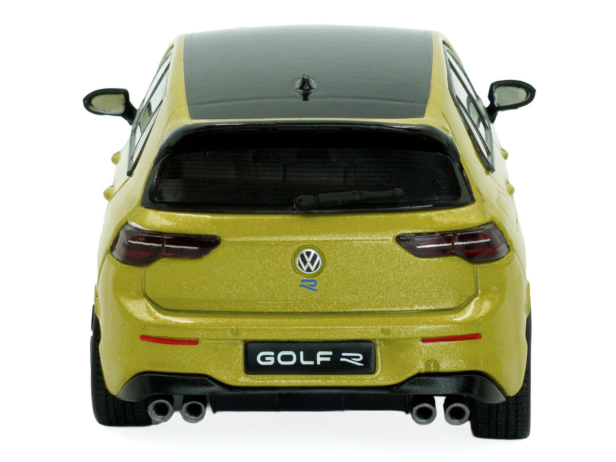 2023 Volkswagen Golf R 333 Limited Edition Lime Yellow Metallic with Black Top 1/43 Diecast Model Car by Solido-3