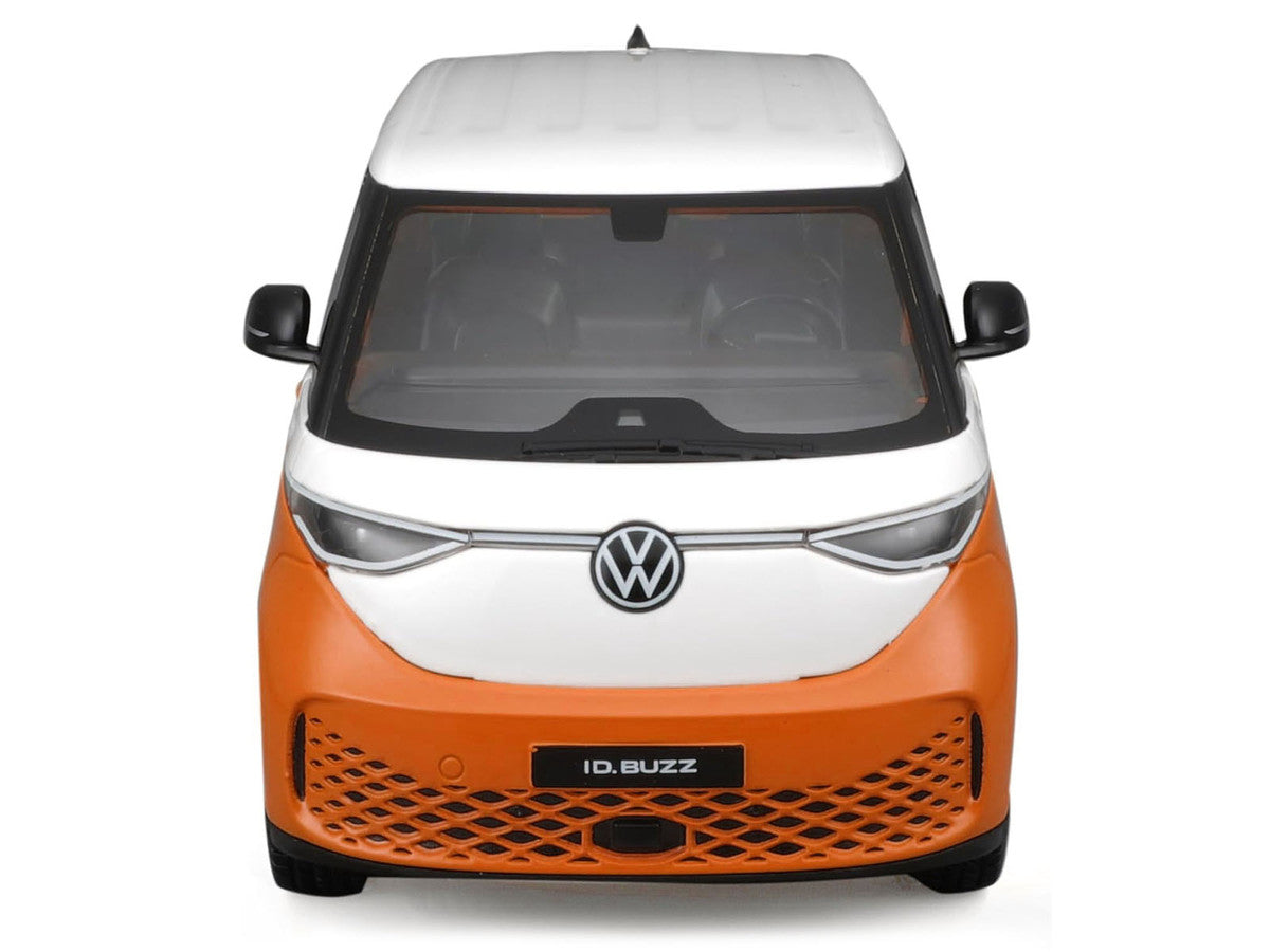 2023 Volkswagen ID. Buzz Van Orange and White "Special Edition" Series 1/24 Diecast Model Car by Maisto-0