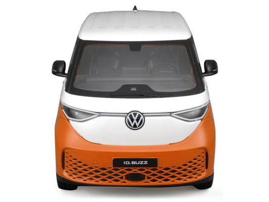 2023 Volkswagen ID. Buzz Van Orange and White "Special Edition" Series 1/24 Diecast Model Car by Maisto-0