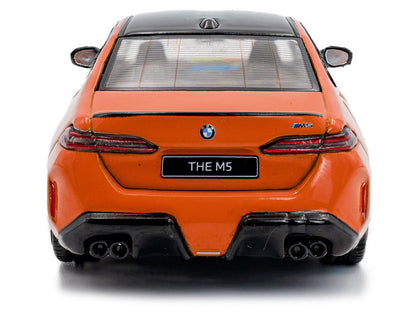 2024 BMW M5 Sedan Fire Orange III with Black Top 1/43 Diecast Model Car by Solido-2