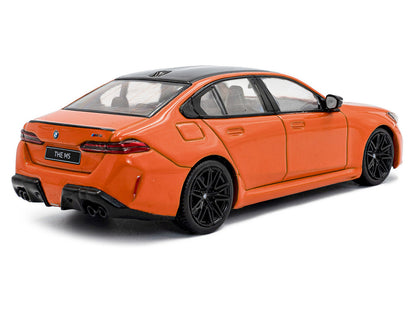 2024 BMW M5 Sedan Fire Orange III with Black Top 1/43 Diecast Model Car by Solido-0
