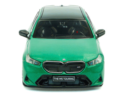 2024 BMW M5 Touring Isle Of Man Green Metallic with Black Top 1/43 Diecast Model Car by Solido-3