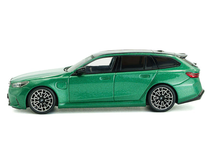 2024 BMW M5 Touring Isle Of Man Green Metallic with Black Top 1/43 Diecast Model Car by Solido-1
