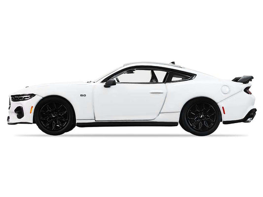 2024 Ford Mustang Oxford White with Black Top "GreenLight Muscle" Series 30 1/64 Diecast Model Car by Greenlight-0