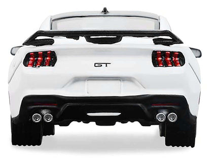 2024 Ford Mustang Oxford White with Black Top "GreenLight Muscle" Series 30 1/64 Diecast Model Car by Greenlight-1
