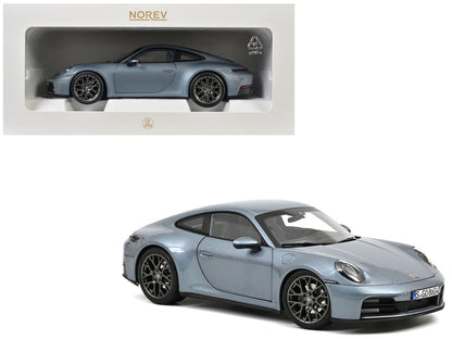 2024 Porsche 911 Carrera Polar Silver Metallic 1/18 Diecast Model Car by Norev-4