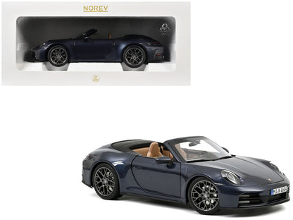 2024 Porsche 911 Carrera S Cabriolet Yachting Blue Metallic 1/18 Diecast Model Car by Norev-4
