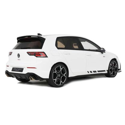 2024 Volkswagen Golf Mk.8 GTi Clubsport Pure White Limited Edition to 999 pieces Worldwide 1/18 Model Car by Otto Mobile-4