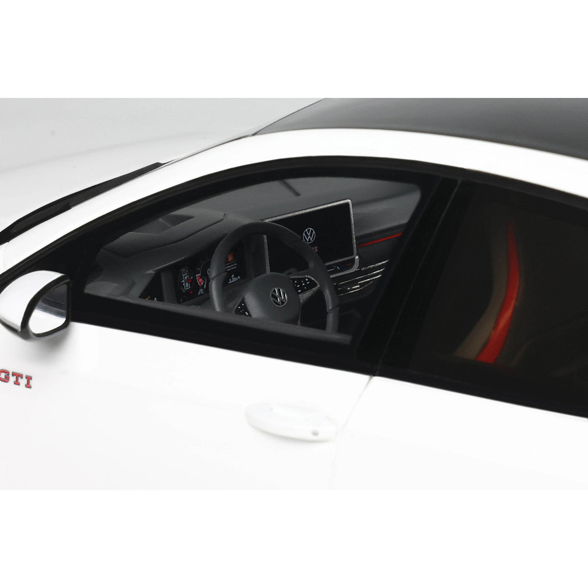 2024 Volkswagen Golf Mk.8 GTi Clubsport Pure White Limited Edition to 999 pieces Worldwide 1/18 Model Car by Otto Mobile-2