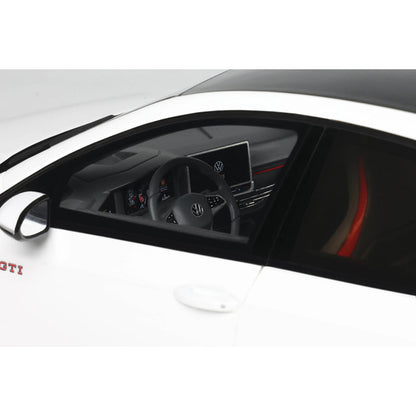 2024 Volkswagen Golf Mk.8 GTi Clubsport Pure White Limited Edition to 999 pieces Worldwide 1/18 Model Car by Otto Mobile-2
