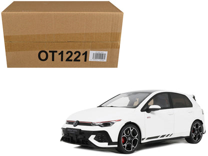 2024 Volkswagen Golf Mk.8 GTi Clubsport Pure White Limited Edition to 999 pieces Worldwide 1/18 Model Car by Otto Mobile-0