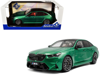 2025 BMW M5 Isle of Man Green Metallic 1/18 Diecast Model Car by Solido-4