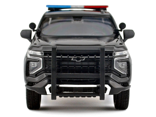 2025 Chevrolet Tahoe PPV Black ’Custom Builder’s Kit - Law Enforcement and Public Service’ Series 1/24 Diecast Model