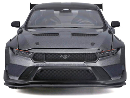 2025 Ford Mustang GTD Dark Gray Metallic with Black Top "Special Edition" Series 1/18 Diecast Model Car by Maisto-3
