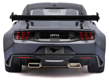 2025 Ford Mustang GTD Dark Gray Metallic with Black Top "Special Edition" Series 1/18 Diecast Model Car by Maisto-4
