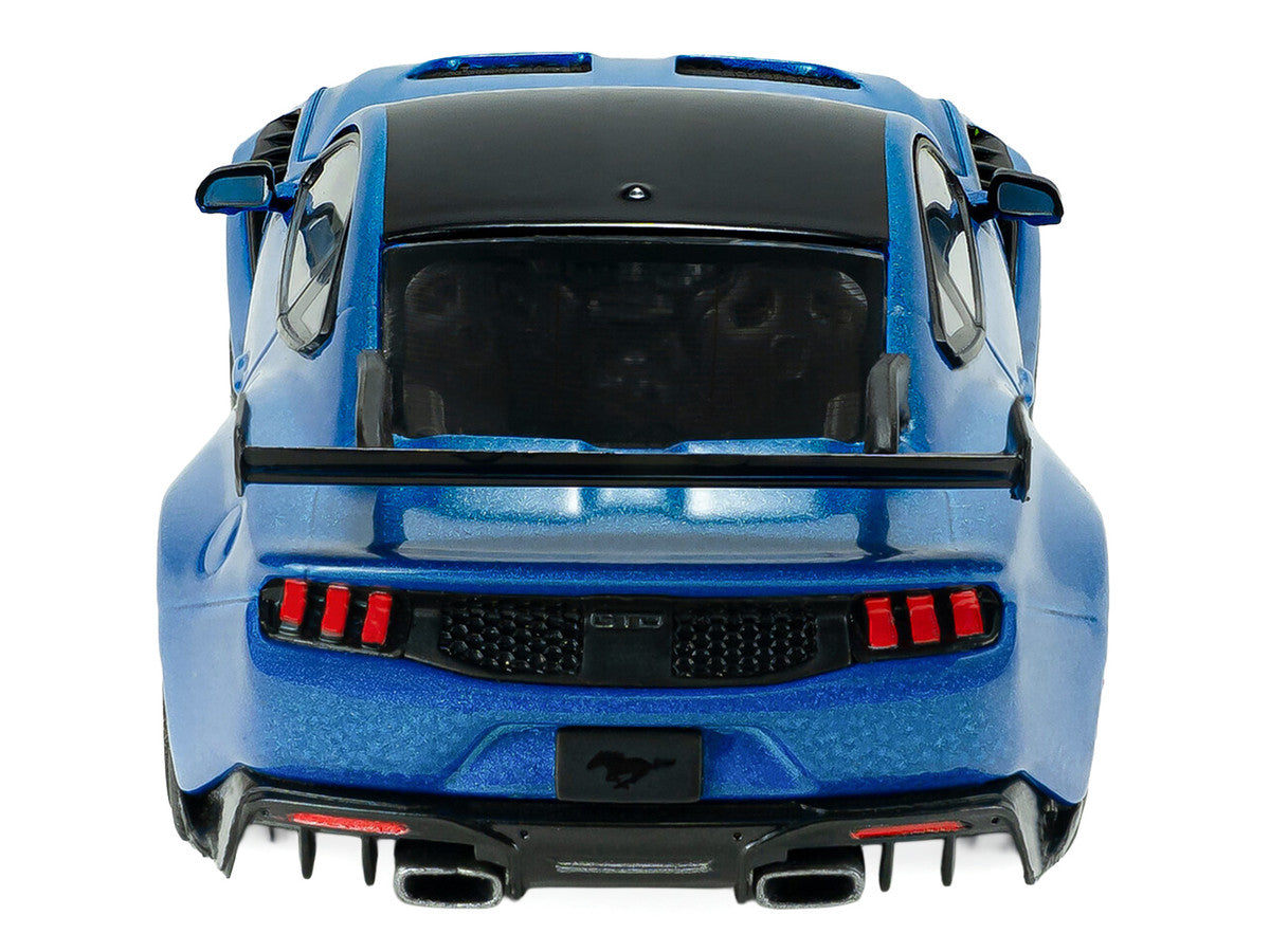 2025 Ford Mustang GTD Indulgent Blue Metallic with Black Top 1/43 Diecast Model Car by Solido-4